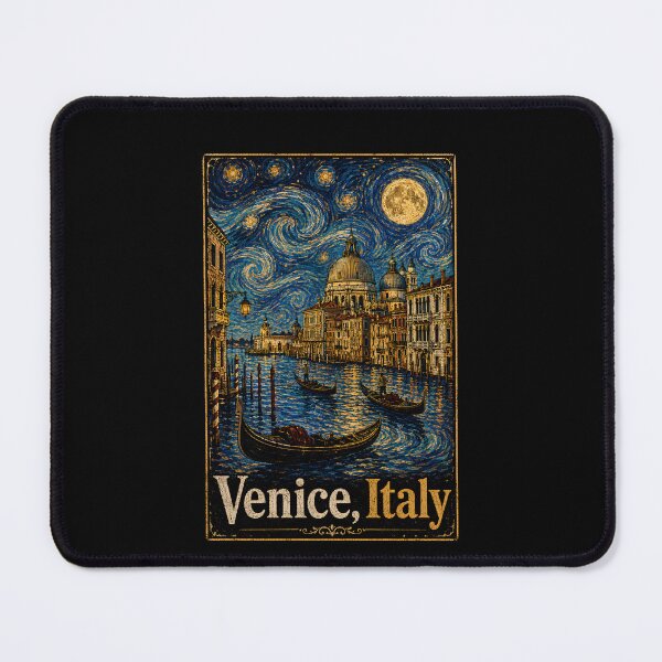 Item preview, Venice Italy Starry Canal – Vintage Travel designed and sold by THREE LITTLE BEANS.