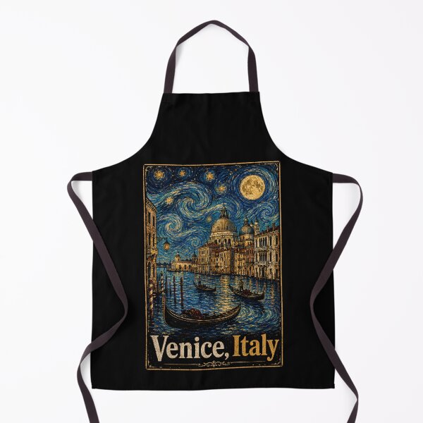 Item preview, Venice Italy Starry Canal – Vintage Travel  designed and sold by THREE LITTLE BEANS.