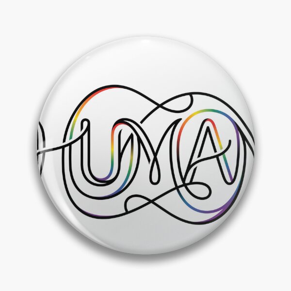 Item preview, Simply HUMAN: Elegant Rainbow Typography Pride Art designed and sold by RefiniCoPOD.