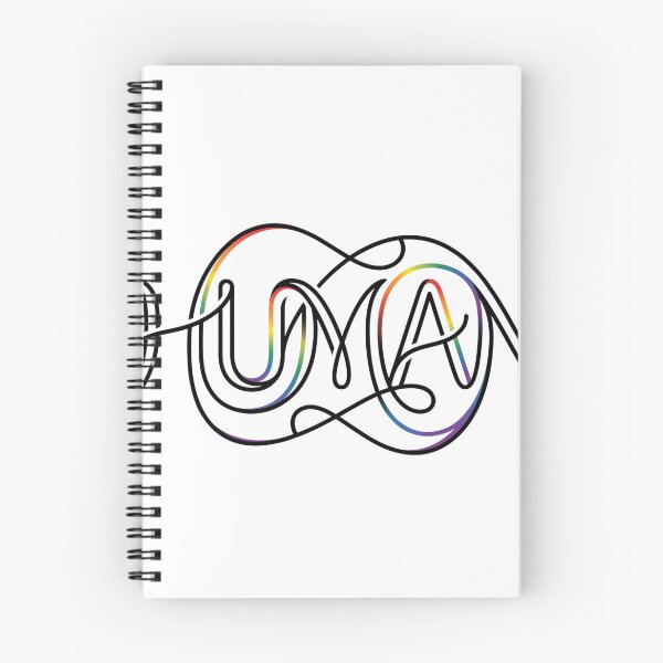 Item preview, Simply HUMAN: Elegant Rainbow Typography Pride Art designed and sold by RefiniCoPOD.