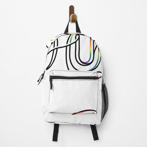 Item preview, Simply HUMAN: Elegant Rainbow Typography Pride Art designed and sold by RefiniCoPOD.