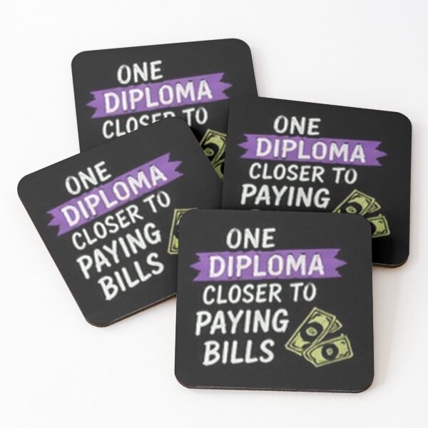 Item preview, One Diploma Closer to Paying Bills Funny Class of 2027 Graduation Design designed and sold by houseoflushella.