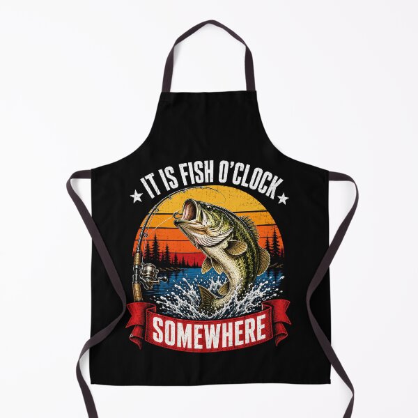 Item preview, It Is Fish O’Clock Somewhere – Funny Bass Fishing designed and sold by THREE LITTLE BEANS.