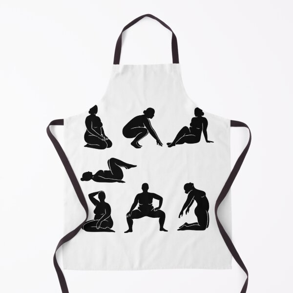 Item preview, Plus Size Curvy Women Silhouette Poses designed and sold by raedattia.