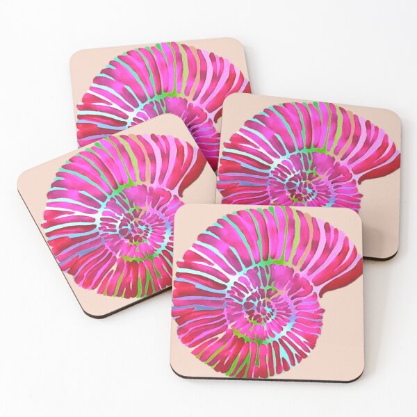 Item preview, Deep pink ammonite  designed and sold by PumpkinStudioPL.