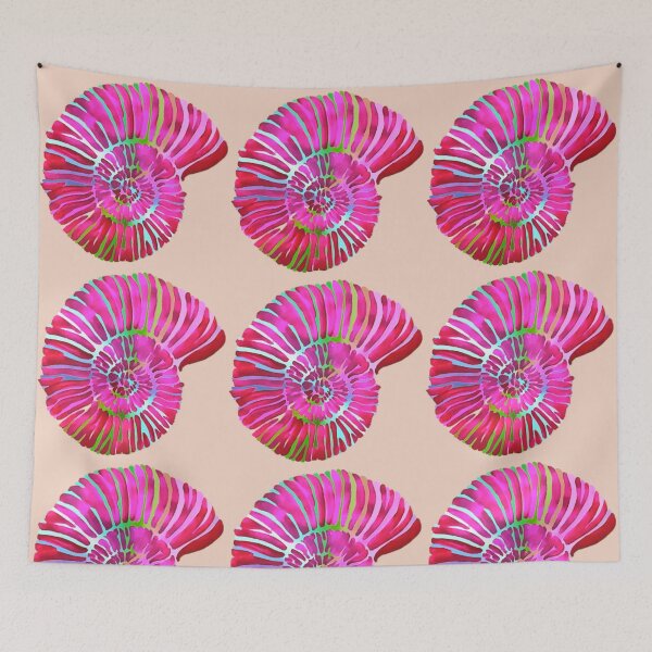 Item preview, Deep pink ammonite  designed and sold by PumpkinStudioPL.