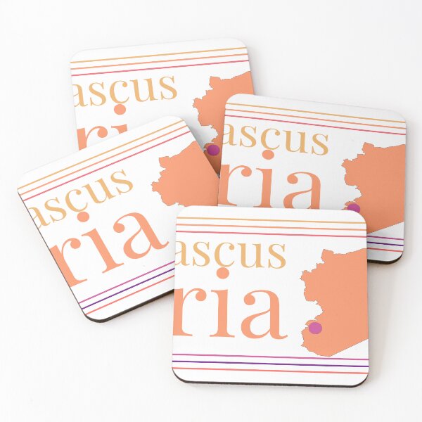 Item preview, Damascus Syria City Marked On Country Map designed and sold by TheIconSmith.