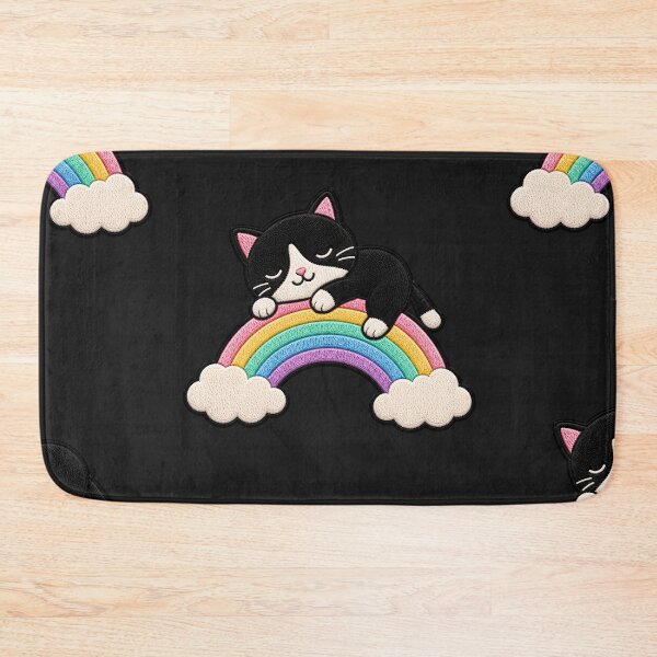 Item preview, Cat Riding Rainbow designed and sold by ColorSplash123.