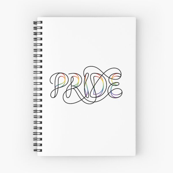 Item preview, Fierce & Flowing: Elegant Rainbow "PRIDE" Line Art designed and sold by RefiniCoPOD.