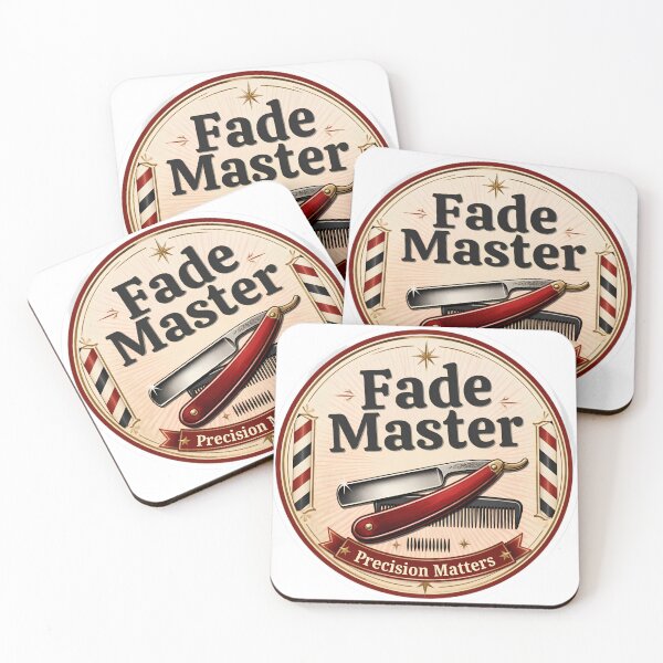 Item preview, Fade Master Precision Matters Vintage Barber Emblem designed and sold by Barber MD Culture.