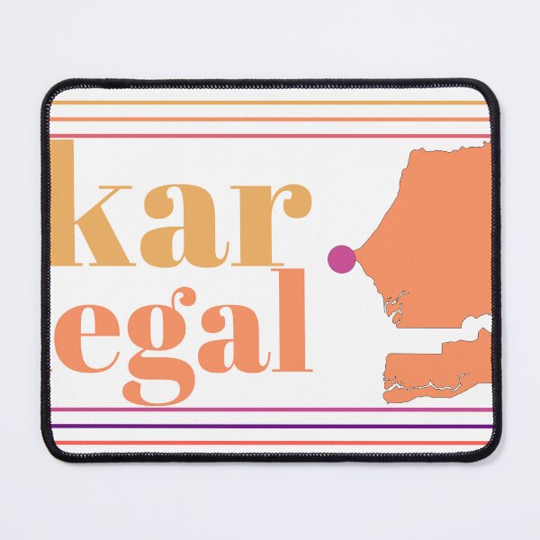 Item preview, Dakar Senegal City Marked On Country Map designed and sold by TheIconSmith.