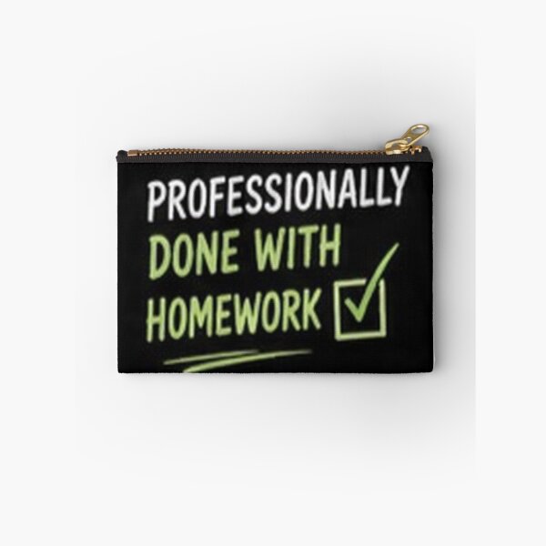 Item preview, Professionally Done With Homework Funny Class of 2027 Graduation Design designed and sold by houseoflushella.