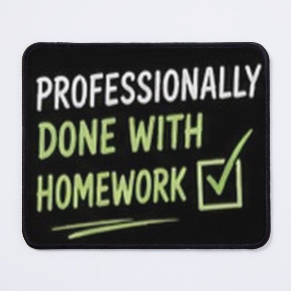 Item preview, Professionally Done With Homework Funny Class of 2027 Graduation Design designed and sold by houseoflushella.