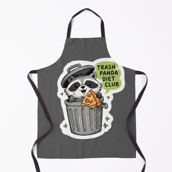 Item preview, Funny Inappropriate Trash Panda Diet Club Funny Raccoon Sticker | Cute Pizza Meme Cartoon designed and sold by Bhaskar Digital Art.