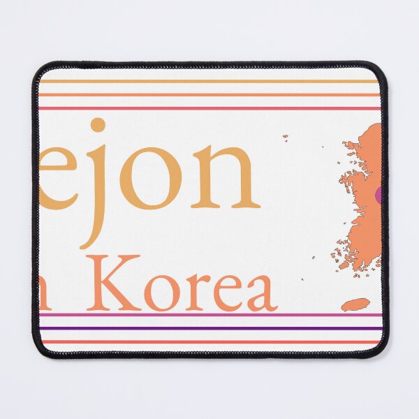 Item preview, Daejon South Korea City Marked On Country Map designed and sold by TheIconSmith.