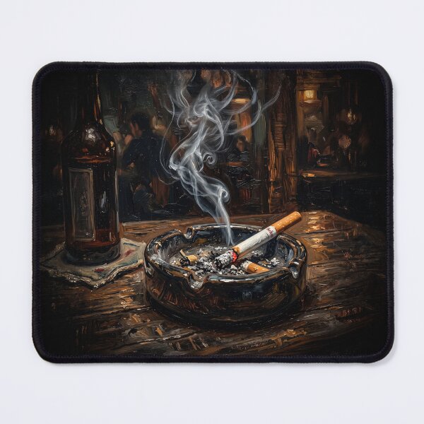 Item preview, Cigarette Burning In Ash Tray designed and sold by Home Decor Art.