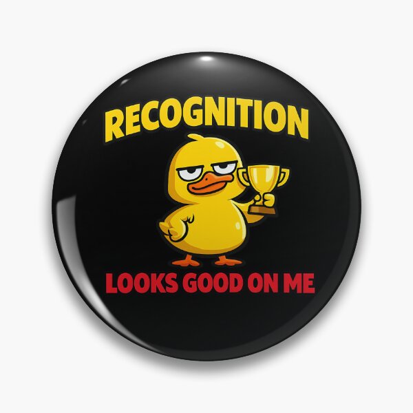 Item preview, Recognition Looks Good on Me Funny Duck Trophy Design designed and sold by TeeTimeTreasure.