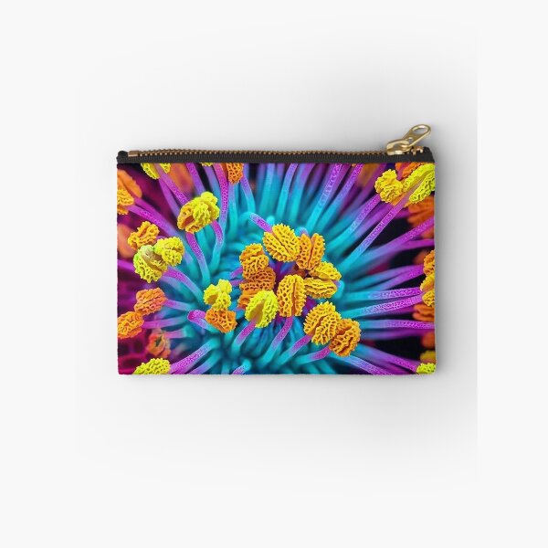 Item preview, Vibrant Neon Macro Flower Stamens Art designed and sold by Apex_Visuals.