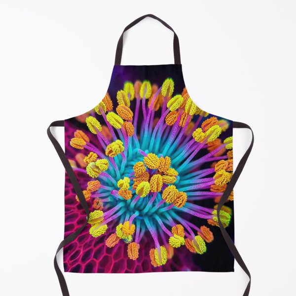 Item preview, Vibrant Neon Macro Flower Stamens Art designed and sold by Apex_Visuals.