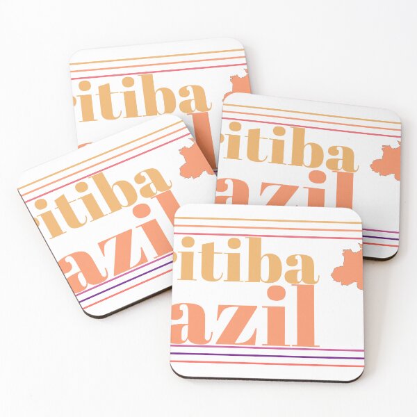 Item preview, Curitiba Brazil City Marked On Country Map designed and sold by TheIconSmith.