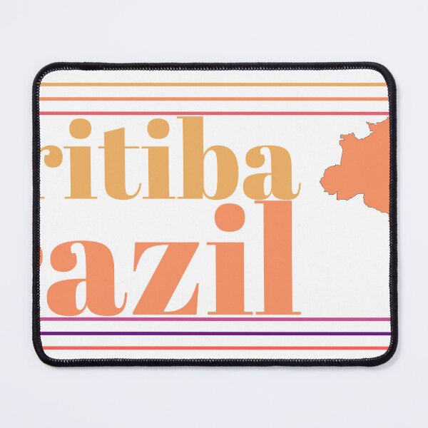 Item preview, Curitiba Brazil City Marked On Country Map designed and sold by TheIconSmith.