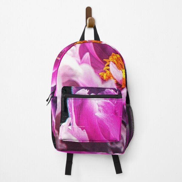 Item preview, Glitch Aesthetic Pink Flower Digital Art designed and sold by Apex_Visuals.