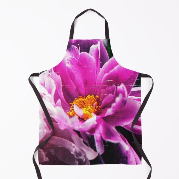 Item preview, Glitch Aesthetic Pink Flower Digital Art designed and sold by Apex_Visuals.