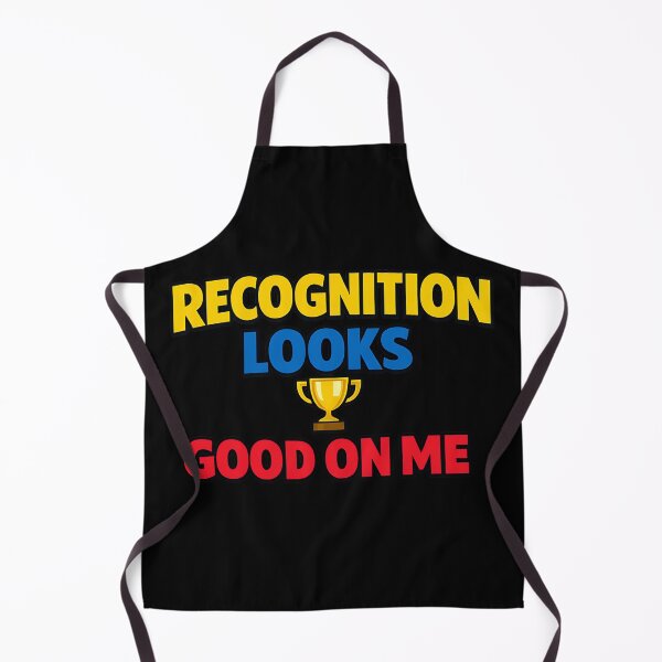 Item preview, Recognition Looks Good on Me Trophy Typography Design designed and sold by TeeTimeTreasure.