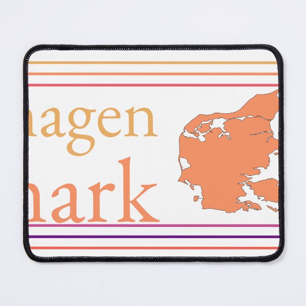 Item preview, Copenhagen Denmark City Marked On Country Map designed and sold by TheIconSmith.