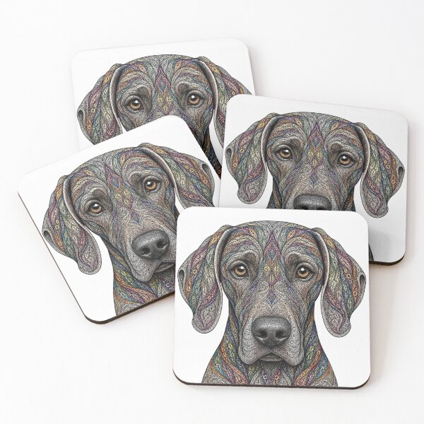 Item preview, Intricate Weimaraner designed and sold by PaintedbyCarol.