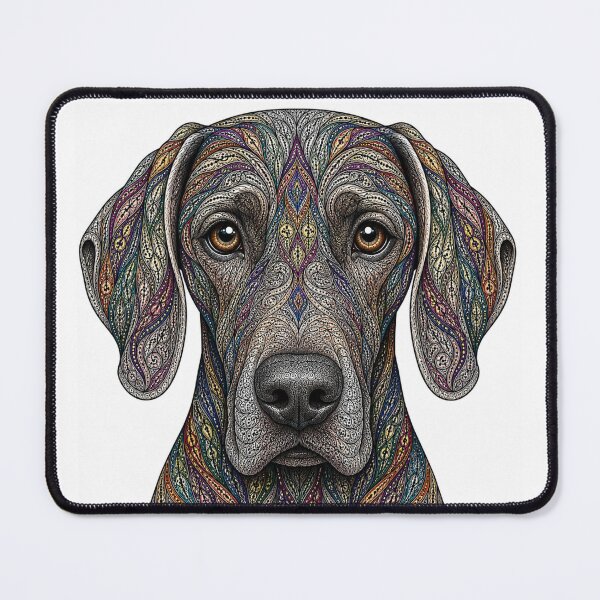Item preview, Intricate Weimaraner designed and sold by PaintedbyCarol.