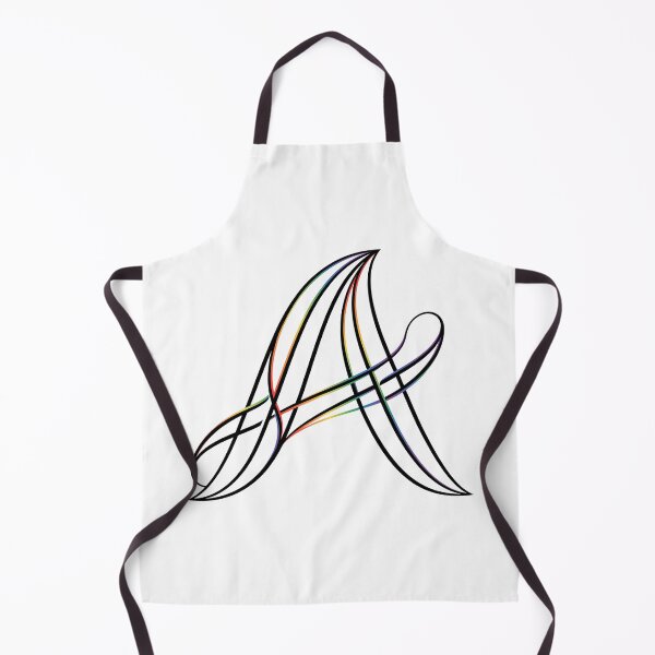 Item preview, Elegant Rainbow Letter "A": Minimalist Pride Monogram designed and sold by RefiniCoPOD.