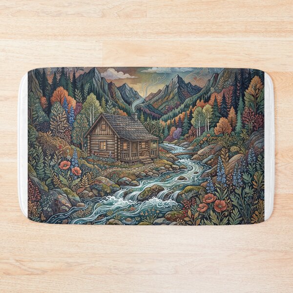 Item preview, Log Cabin  designed and sold by Home Decor Art.