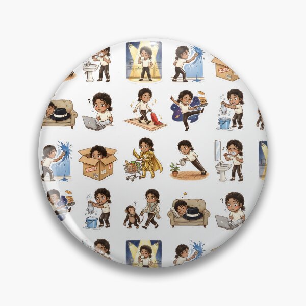 Item preview, Pop Star Energy vs. Everyday Chores - StickerPack designed and sold by Dhenin Studio.
