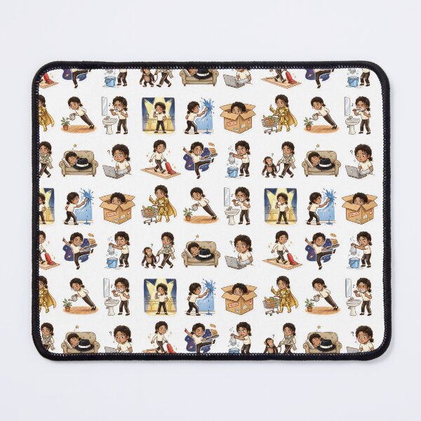 Item preview, Pop Star Energy vs. Everyday Chores - StickerPack designed and sold by Dhenin Studio.