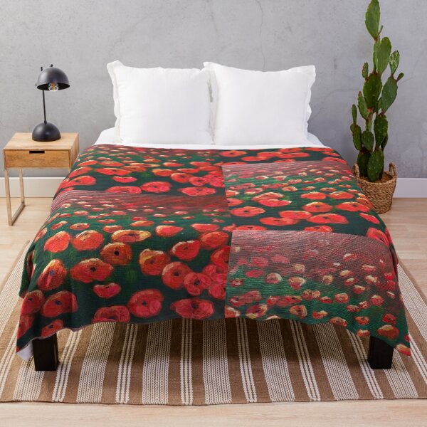Item preview, Red poppy field designed and sold by Dreams Come True.