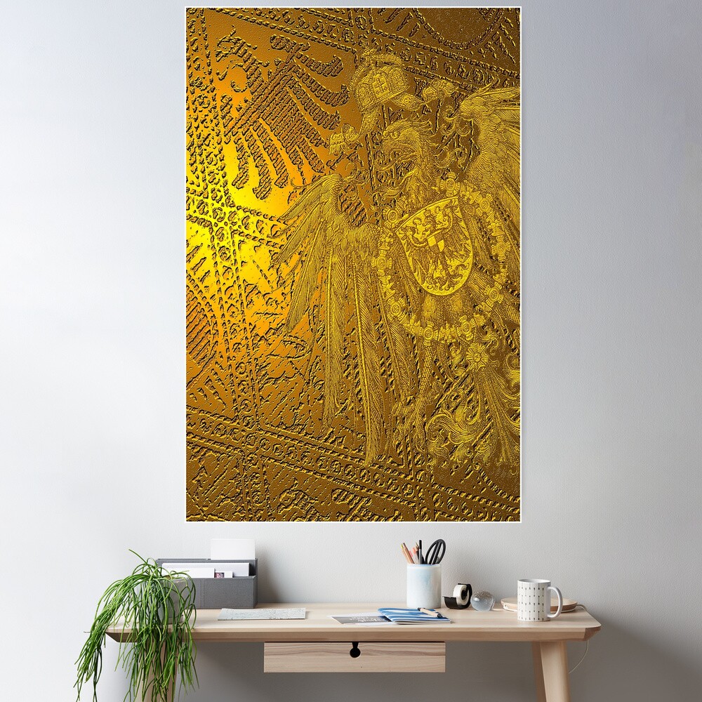1888 Imperial German Eagle Poster