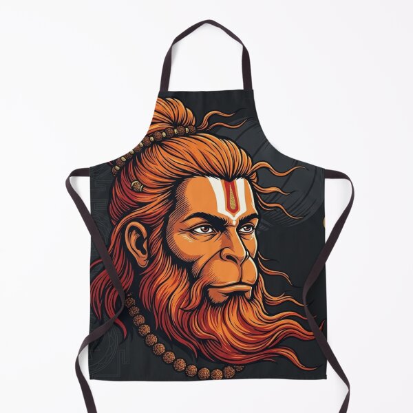 Item preview, Powerful Rudra Hanuman - Jai Shree Ram Stylized Vector Art designed and sold by Sticleg.