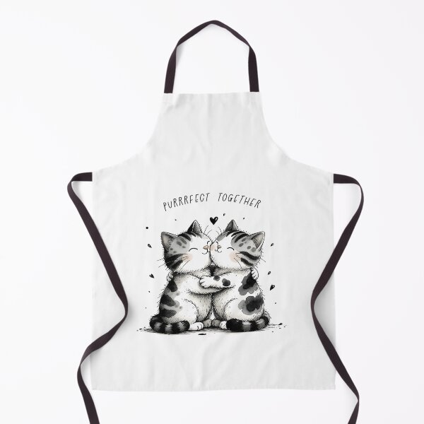 Item preview, Cute Cats Hugging – Sweet Cat Love Illustration designed and sold by Rosaliartbook.