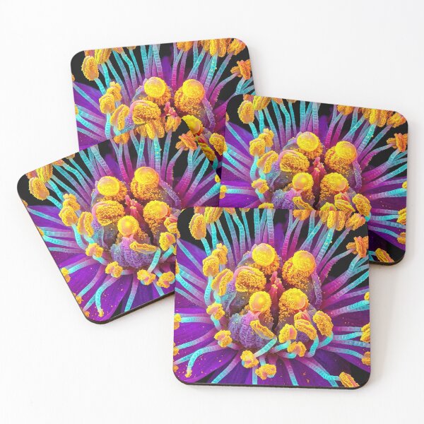 Item preview, Vibrant Neon Macro Botanical Art designed and sold by Apex_Visuals.