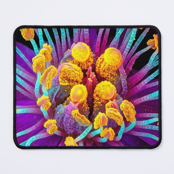 Item preview, Vibrant Neon Macro Botanical Art designed and sold by Apex_Visuals.