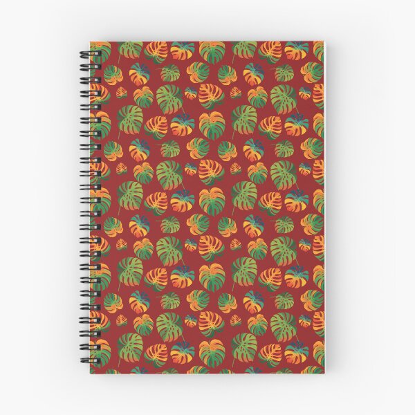 Item preview, Tropical monstera leaves in vibrant shades. Seamless botanical pattern designed and sold by AlicinaM.