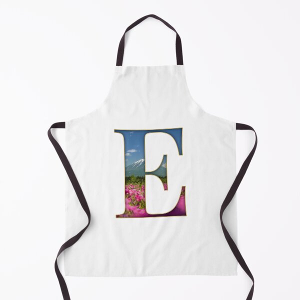 Item preview, Mount Fuji Spring Flowers Letter E designed and sold by InakaLifePhoto.