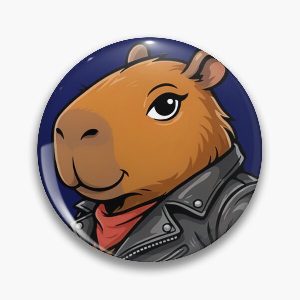Item preview, Bad Attitude Capybara Punk Sticker designed and sold by lazulishop.