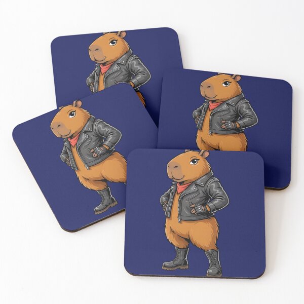Item preview, Bad Attitude Capybara Punk Sticker designed and sold by lazulishop.