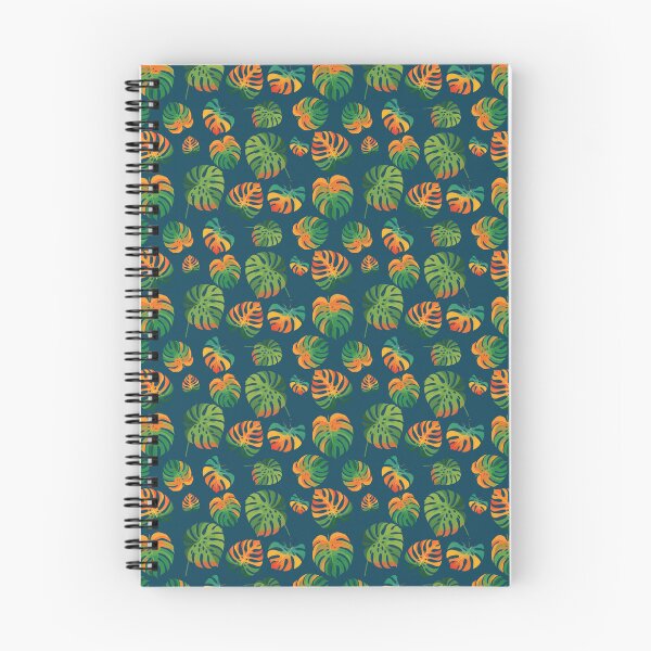 Item preview, Tropical monstera leaves in vibrant shades. Seamless botanical pattern designed and sold by AlicinaM.
