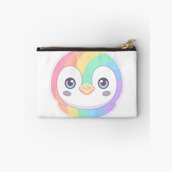 Item preview, Rainbow Pastel Penguin Face designed and sold by Owcomm.