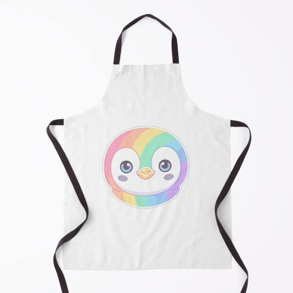 Item preview, Rainbow Pastel Penguin Face designed and sold by Owcomm.