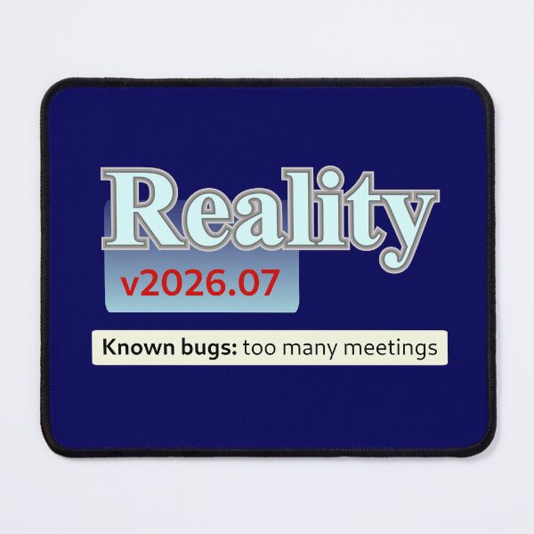 Item preview, Reality: too many meetings designed and sold by LittleGreyMan2026.