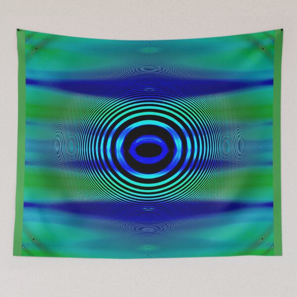 Item preview, Abstract Pattern Blue Moon designed and sold by Gluecknika.
